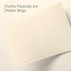 Papel Pólen Pautado A4