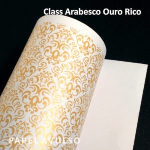 Papel Arabesco 05 Ouro Rico