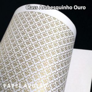 Papel Arabesquinho Ouro