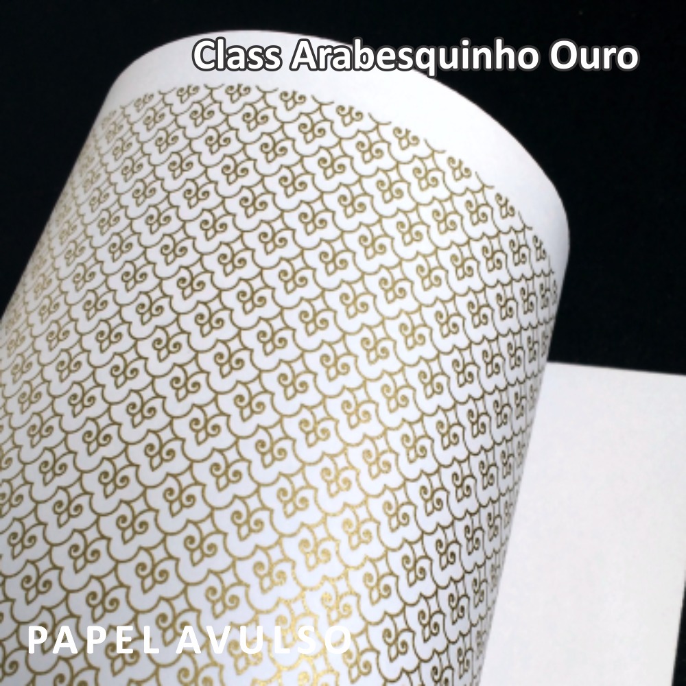 Papel Arabesquinho Ouro