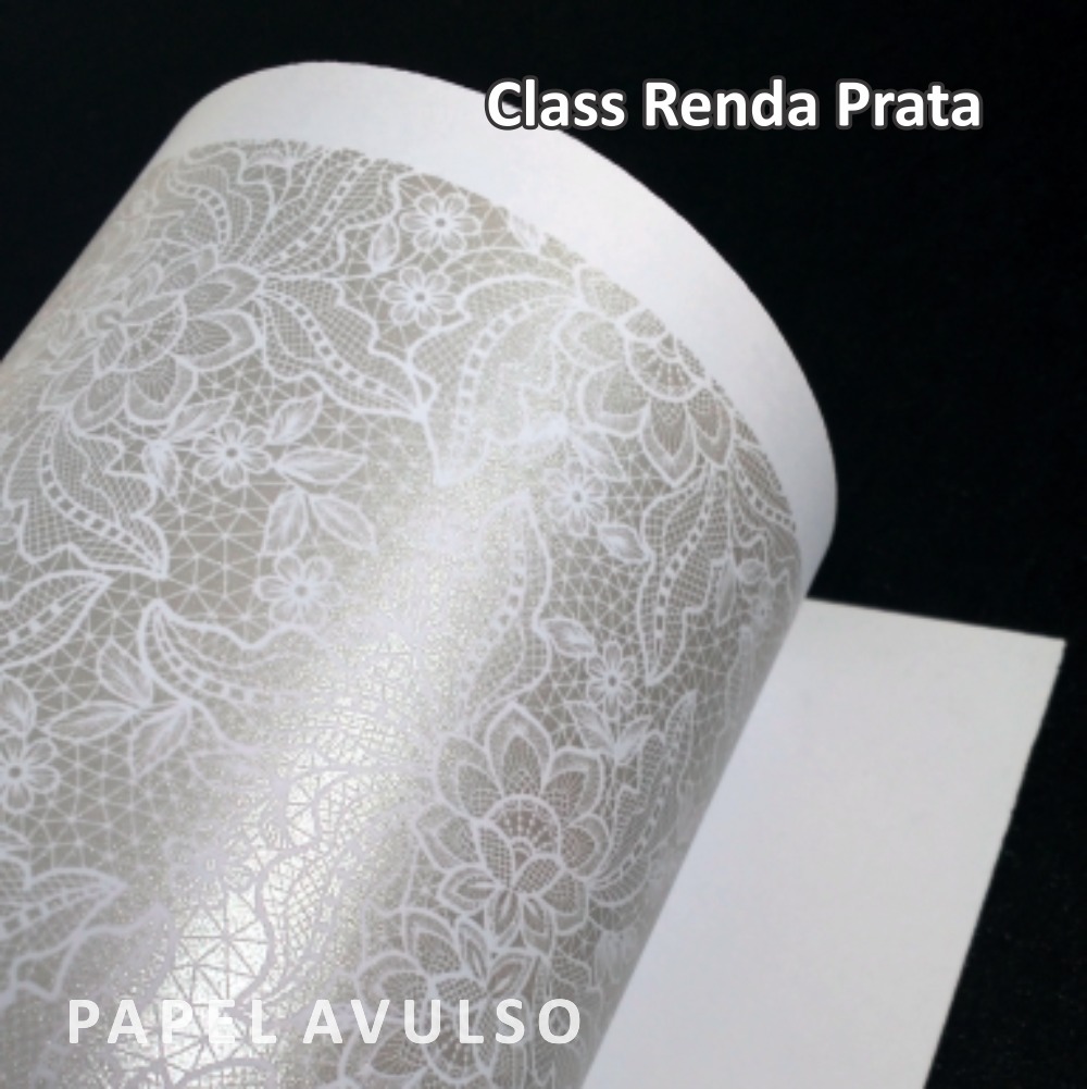 Papel Renda 01 Prata