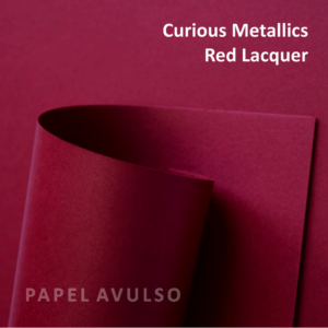 Papel Curious Metallics Red Lacquer