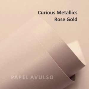Papel Curious Metallics Rose Gold