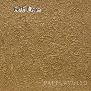 Papel Kraft Flores