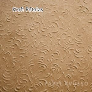 Papel Kraft Pétalas