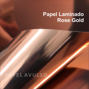 Papel Laminado Rose Gold