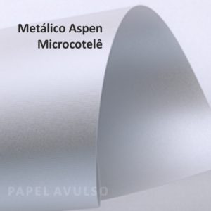 Papel Color Plus Metálico Aspen Microcotelê
