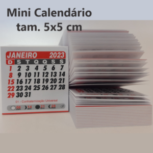 Mini Calendário 2023