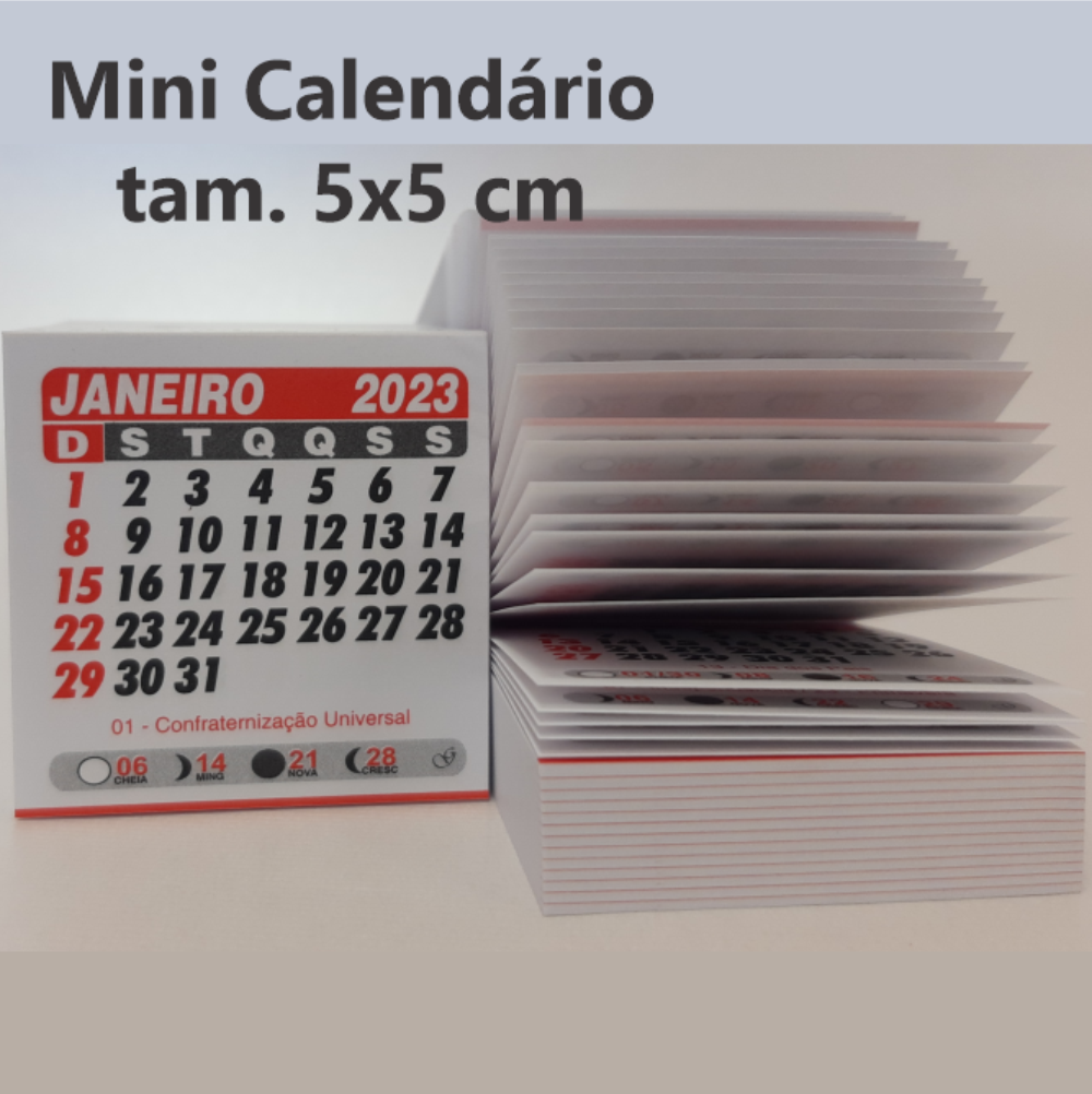 Mini Calendário 2023