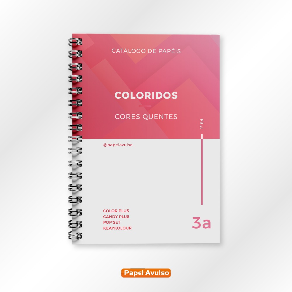 Catálogo 3 (Kit 3a+3b) - Papéis Coloridos