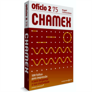 Papel Chamex Ofício 2 75g - pacote com 500 folhas