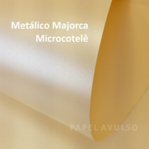 Papel Color Plus Metálico Majorca Microcotelê