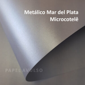 Papel Color Plus Metálico Mar Del Plata Microcotelê
