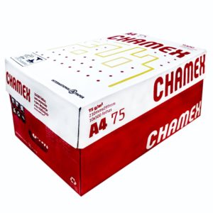 Papel Chamex A4 75g - caixa com 5000 folhas