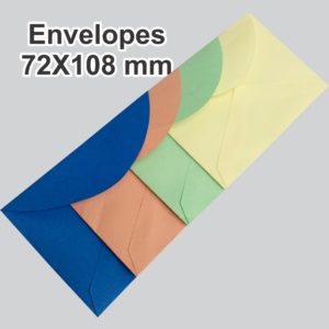 Envelope Tipo Cartão de Visita Tamanho 72x108mm