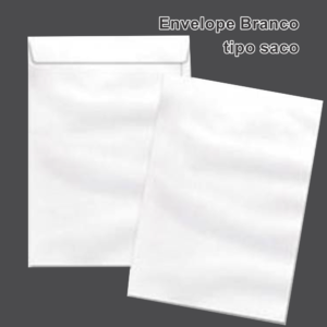 Envelope Tipo Saco Branco