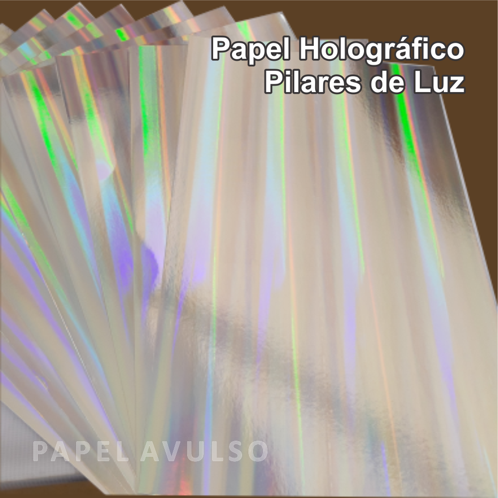 Papel Holográfico Pilares de luz - Imagem 2
