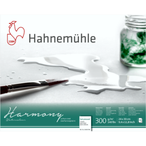 Bloco Harmony Watercolour Textura Satinada 300g