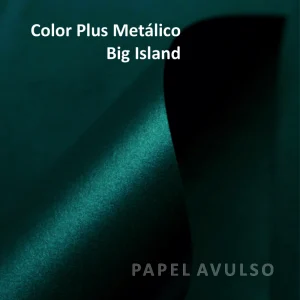 Papel Color Plus Metálico Big Island