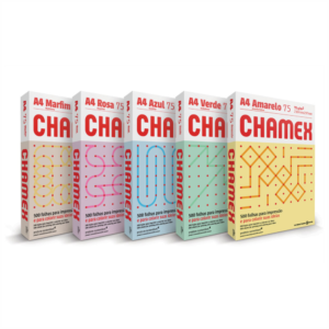 Papel Chamex Colorido A4 75g