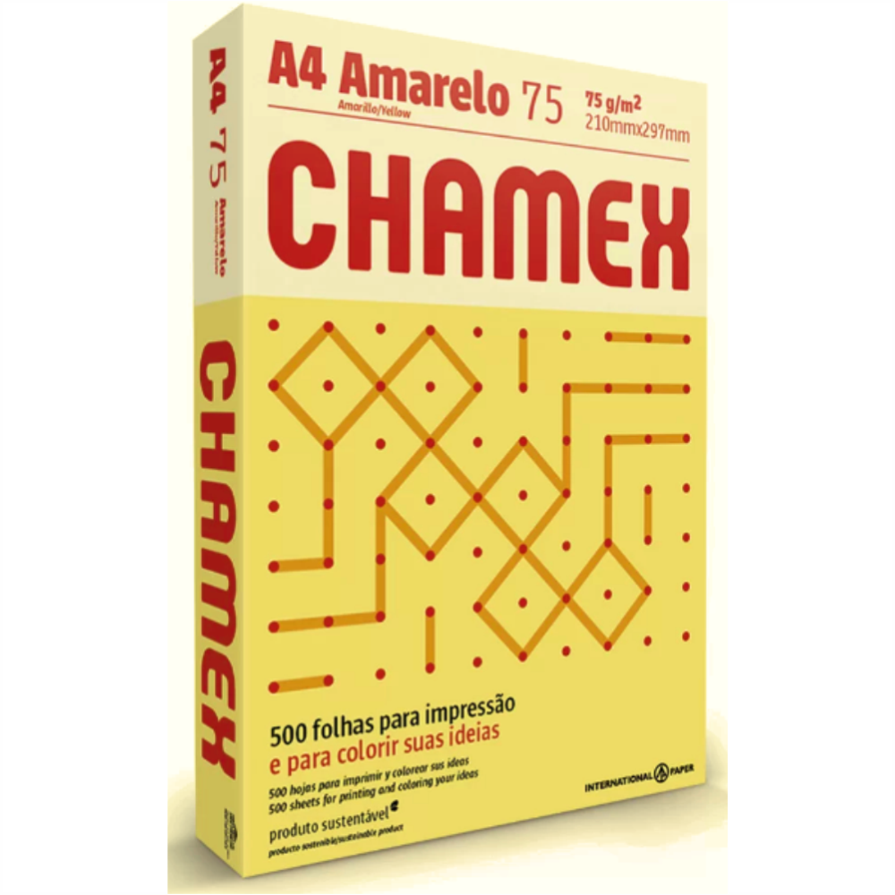 Papel Chamex Colorido A4 75g - Imagem 6