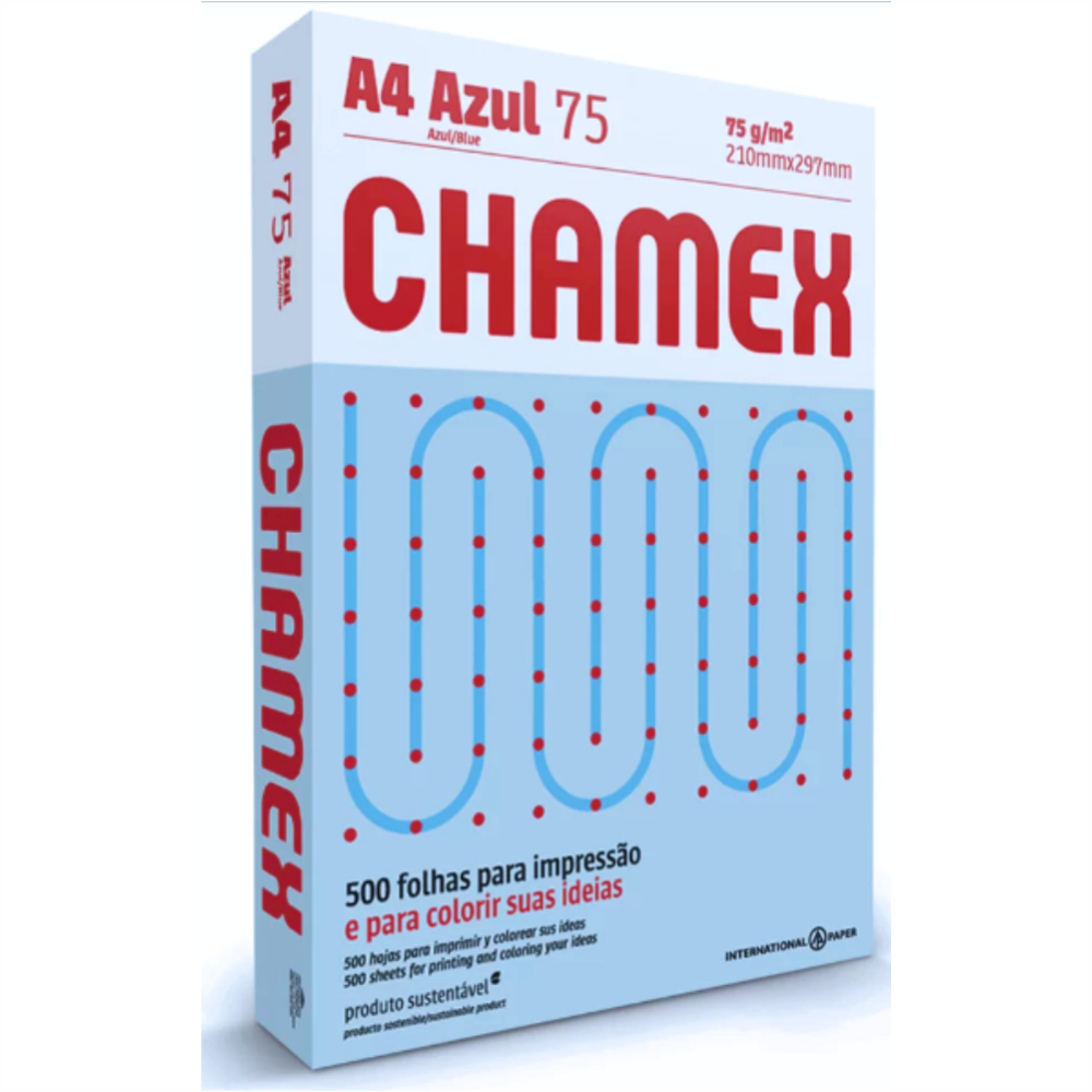 Papel Chamex Colorido A4 75g - Imagem 4