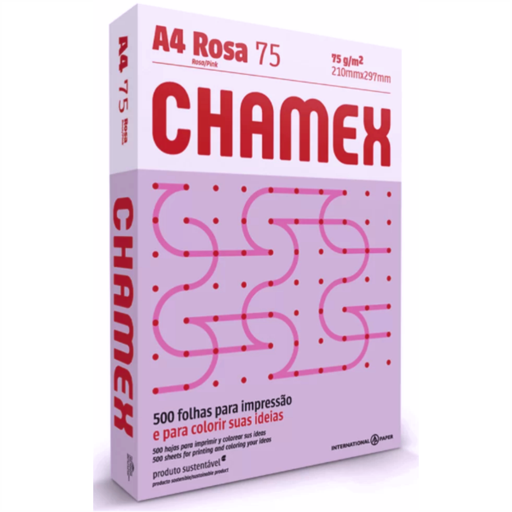 Papel Chamex Colorido A4 75g - Imagem 3