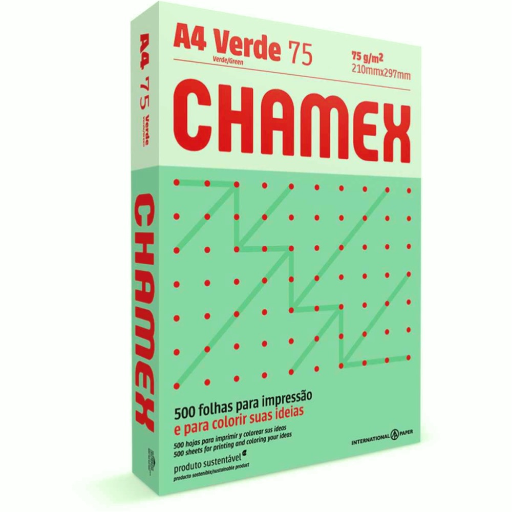 Papel Chamex Colorido A4 75g - Imagem 5