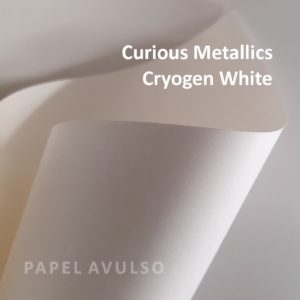 Papel Curious Metallics Cryogen White