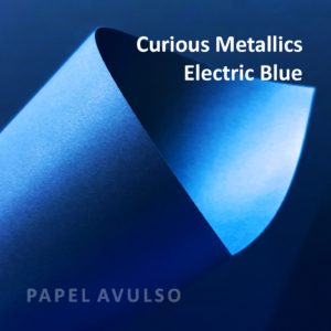 Papel Curious Metallics Electric Blue
