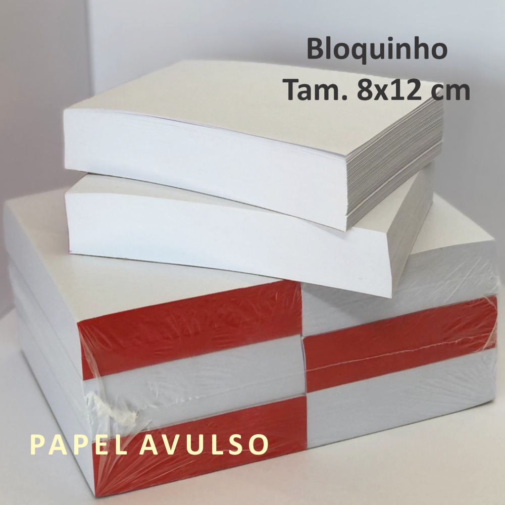 Bloquinho 8x12 cm