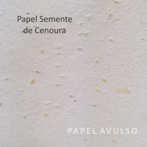 Papel Semente de Cenoura