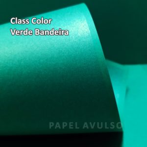 Papel Class Color Verde Bandeira