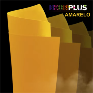 Papel Neon Plus Amarelo
