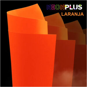 Papel Neon Plus Laranja