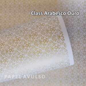 Papel Arabesco 05 Ouro