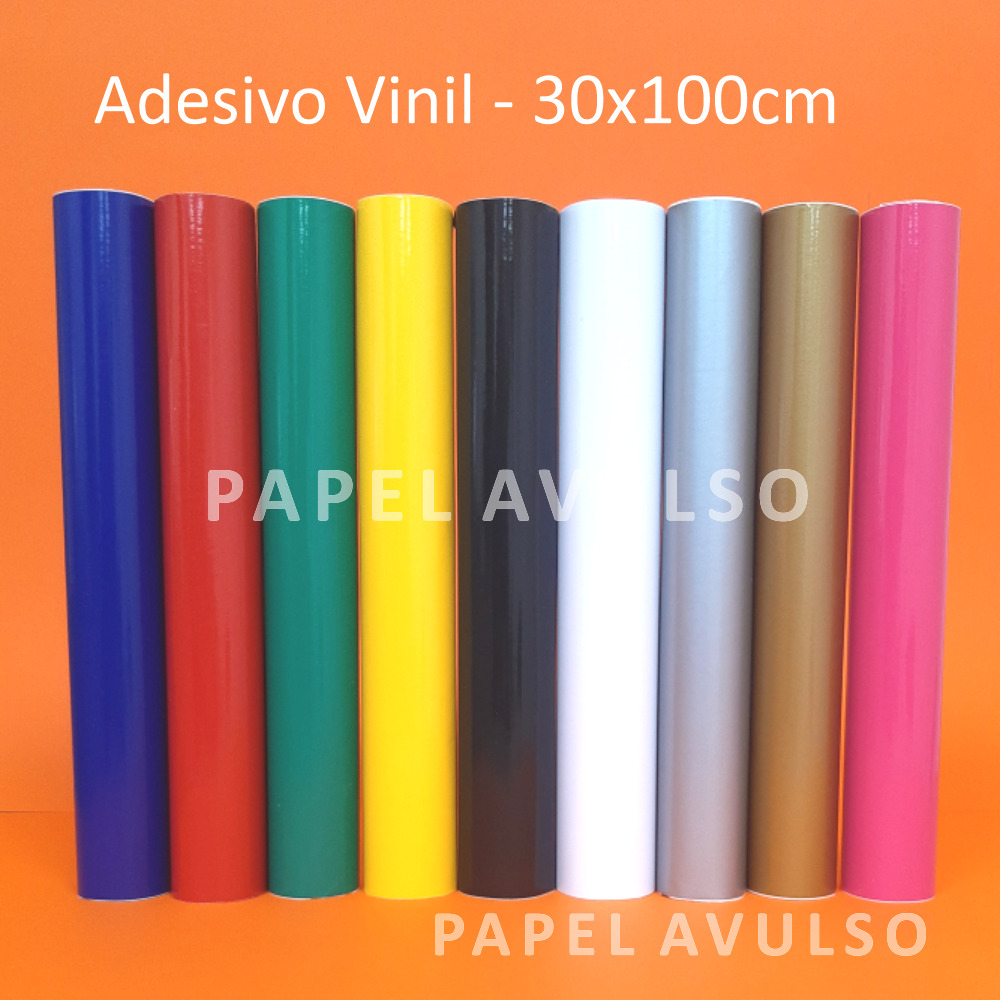 Adesivo Vinil - 01 Rolo - 30x100 cm